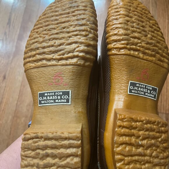 Vintage G.H. BASS & CO. WILTON MAINE Duck Boots. Men’s Size 6 - Picture 4 of 6
